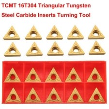 10pcs 1/2 Lathe Indexable Carbide Insert Turning Tooling Bit Holder Set Tool