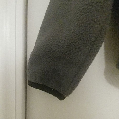 Black Diamond Fleece Gray Jacket with Black Trim - Picture 5 of 7