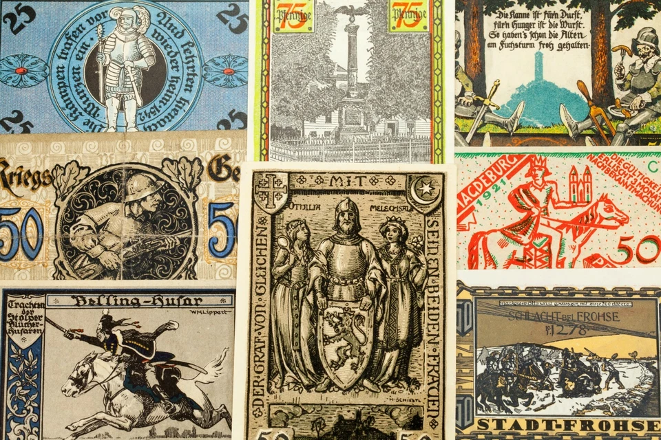 1920-1922 Germany Notgeld (Emergency Money) 25pc - Politics & the Military - Image 2 of 3