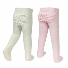 Wrapables Cotton Rhumba Tights for Baby Toddlers (Set of 2), 18-24 Mos.