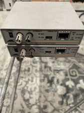 Lot of 2 Allied Telesyn AT-MC13 Ethernet Media Converter w/OUT POWER Adapter
