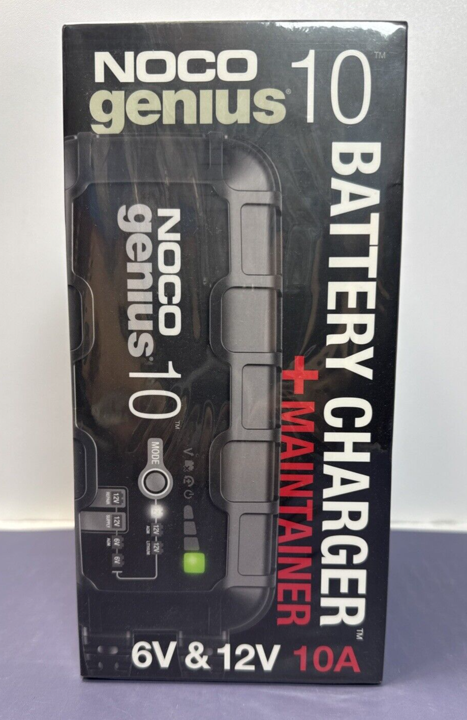 NOCO GENIUS10 10A 6V 12V Smart Battery Charger and Maintainer