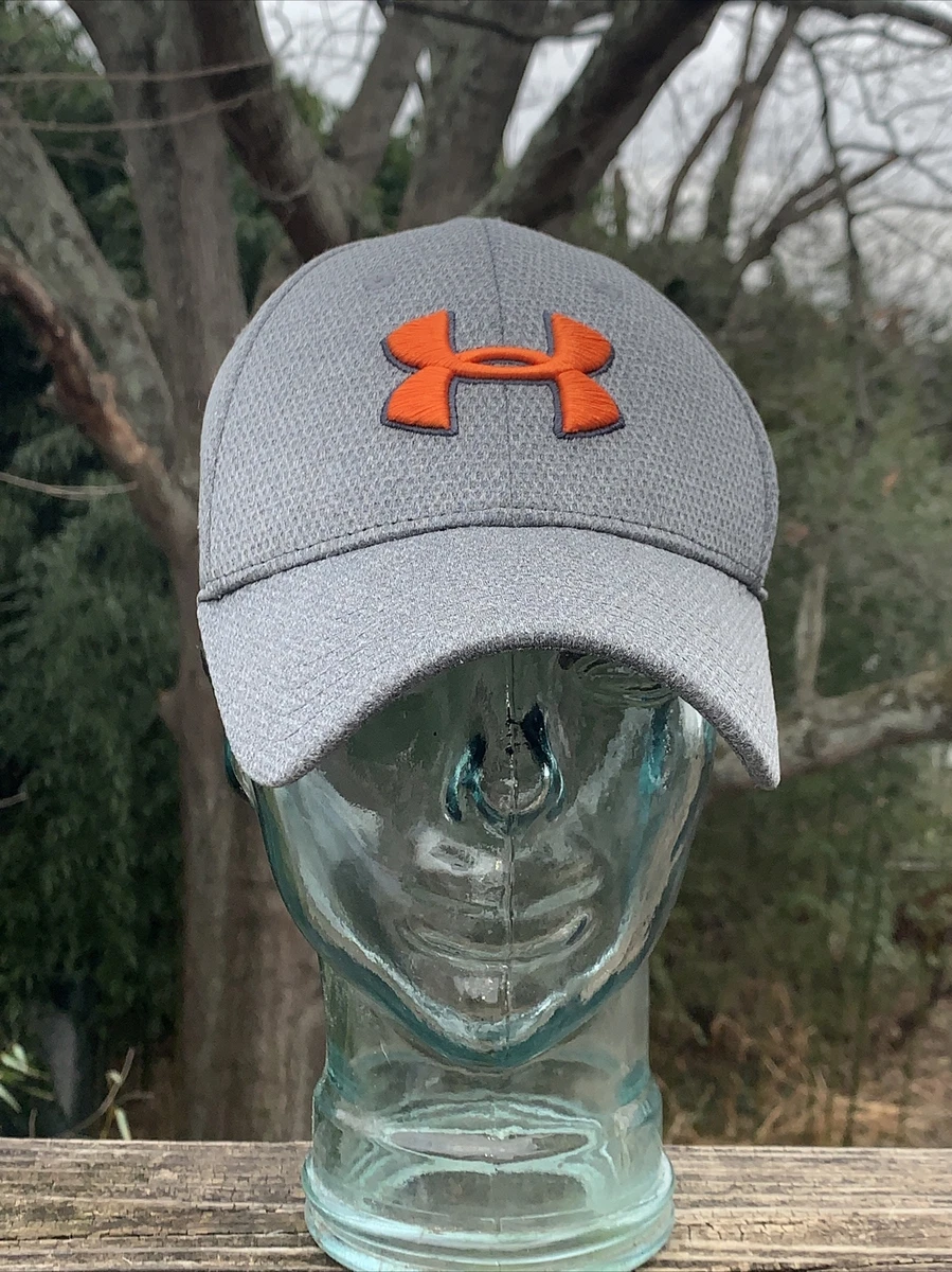 Brand New NWOT UNDER ARMOUR Orange on Gray Baseball Cap Hat Sz MED/LG  ❤️sj15m7