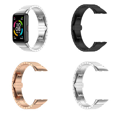 For Huawei Bracelet 6 / 6 Pro Watch Strap Magnetic Stainless Steel Strap