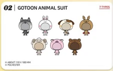 GOT7 GOTOON BY GOT7 SUMMER STORE OFFICIAL GOODS GOTOON ANIMAL SUIT SEALED