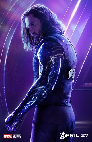 The Avengers Infinity War movie poster (o) : 11 x 17 inches - Bucky