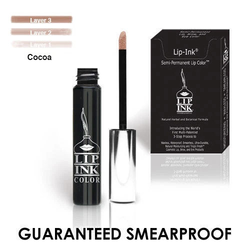 LIP-INK® Organic Vegan 100% Smearproof Trial Lip Kit - Cocoa
