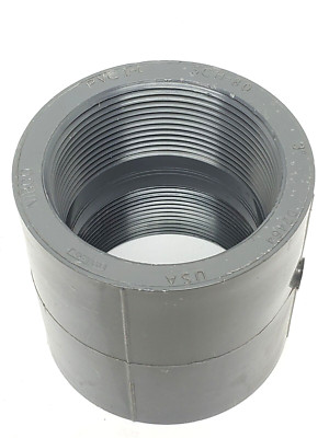 NEW NIBCO-D2464,  3'' NPT Threaded Pipe SCH-80 Coupling Fitting PVC I-1 (HR)