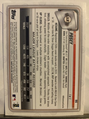 2020 Bowman Base Paper Vet Base -#1-100 - YOU PICK - Complete our set - (a7) - Picture 173 of 201