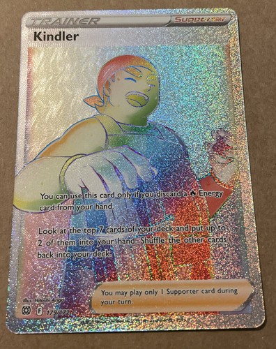 Pokemon Card TCG Full Art Trainer Kindler Rainbow 179 172 Brilliant 