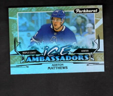 2018-19 Auston Matthews Parkhurst Hockey Silver Ice Ambassadors Maple Leafs