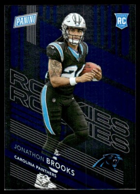 Jonathon Brooks Rookie Silver Foil 2023 Panini The National #RC3 NFL Card