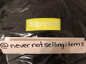 neon yellow supreme hoodie