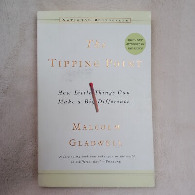 The Tipping Point: How Little Things Paperback Book by Malcolm Gladwell