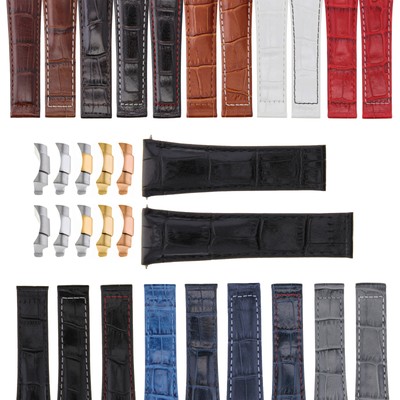 20MM LEATHER WATCH BAND STRAP FITS ALL ROLEX DAYTONA MODEL SHORT-MEDIUM ENDPIECE