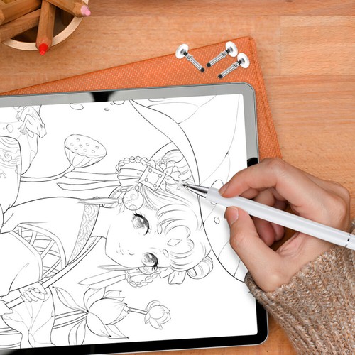 1Pc Lightweight Tablet Stylus Pen Tablet Touch Screen Pen Tablets Mobile Phones - Zdjęcie 7 z 11