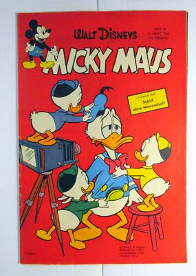 Micky Maus 1962 Heft 10 vom 10 März 1962 Walt Disney Original Ehapa Verlag - Bild 1 von 4