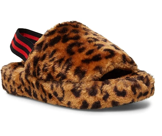 Steve madden leopard slide sale