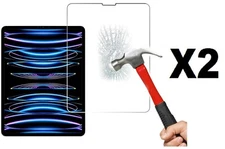 2 (Pack) TEMPERED GLASS FOR APPLE iPad PRO 12.9" 2018/2020/2021/2022 MODEL