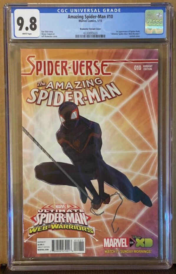 AMAZING SPIDER-MAN #10 1ST APPEARANCE OF SPIDER-PUNK 1:10 WAMESTER CGC 9.8