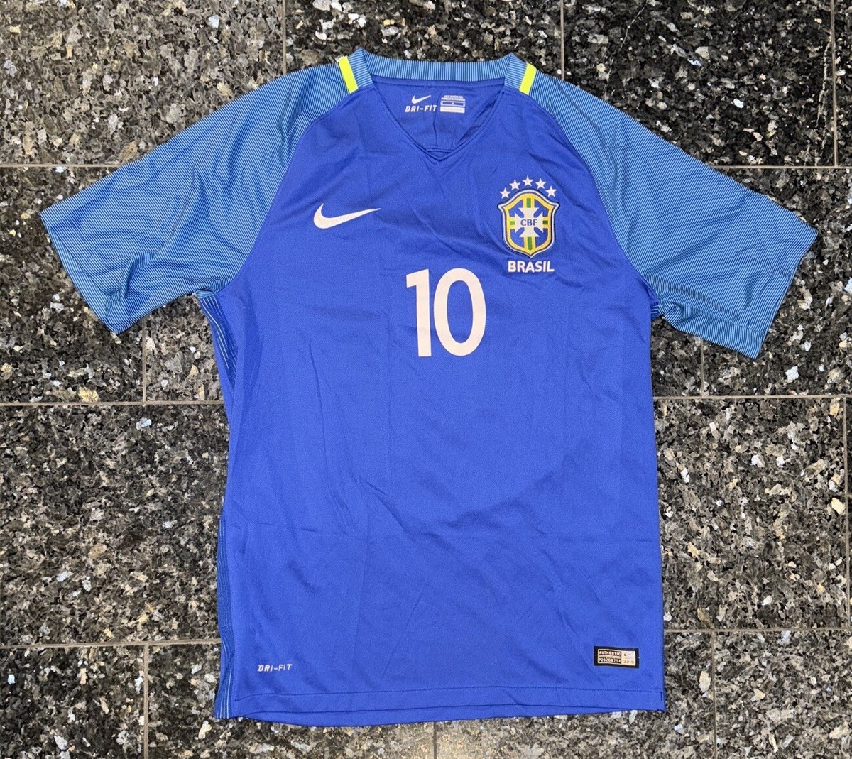 Nike BRAZIL 2019 DU 10 national team men's medium soccer Dry Fit