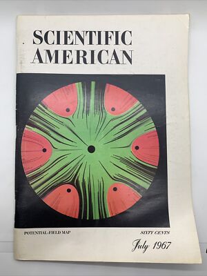 Scientific American Magazine  July 1967  Potential-Field Map