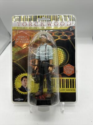 TORCHWOOD SERIES 1 CAPTAIN JACK HARKNESS 5" ACTION FIGURE DR WHO BRAND ...