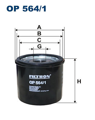 Filtron Op 564/1 ÖLfilter FÜR Chevrolet Daewoo Ravon UZ-DAEWOO-image