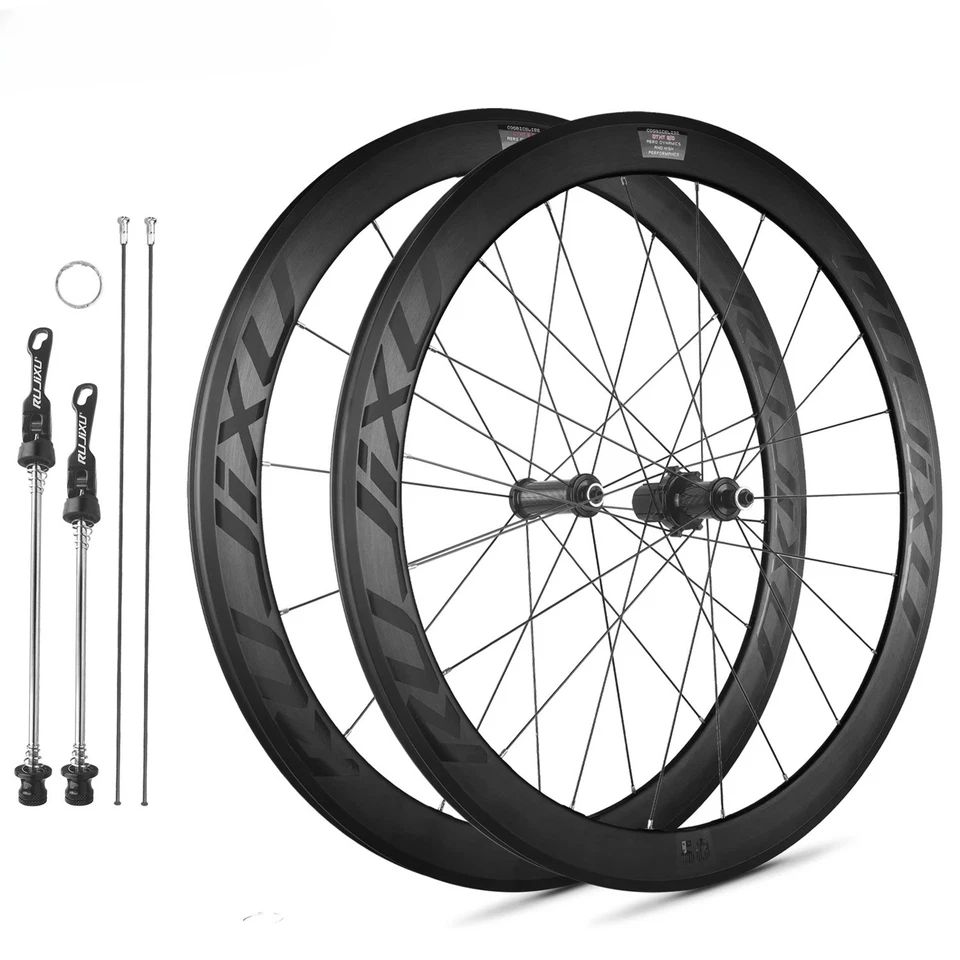 700c Rennrad Laufradsatz 30/40/50mm Tiefe 120 Sound 6 Krallen und 3 Zähne Nabe