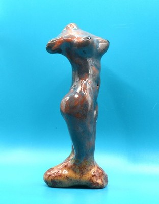 ''Cute Jasmine'' - Expensive Clay sculpture. Hand made & glazed. Cool !