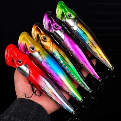 Popper Angelköder ABS Material 12cm 19g oder 16cm 50g für Süßwasserbarsch