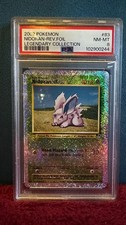 Nidoran #83 pokemon legendary collection reverse holo PSA 8 on eBay