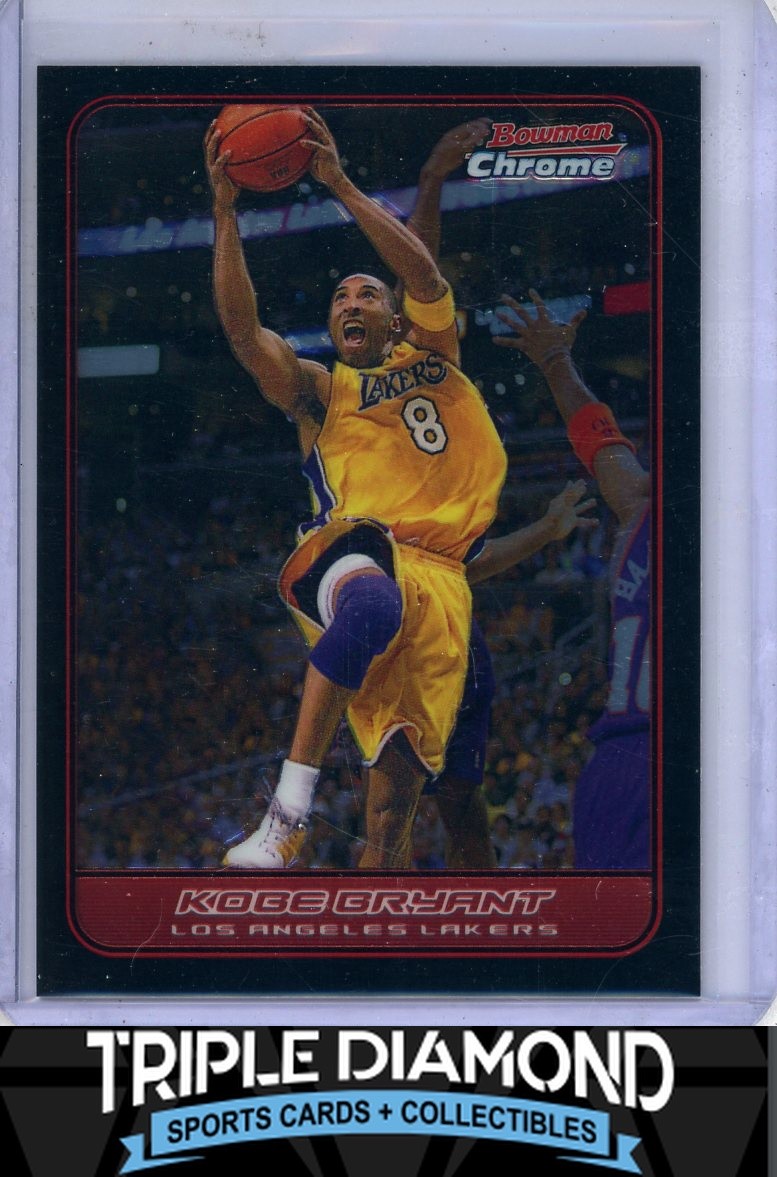 2006-07 Bowman Chrome #6 Kobe Bryant LA Lakers HOF R155