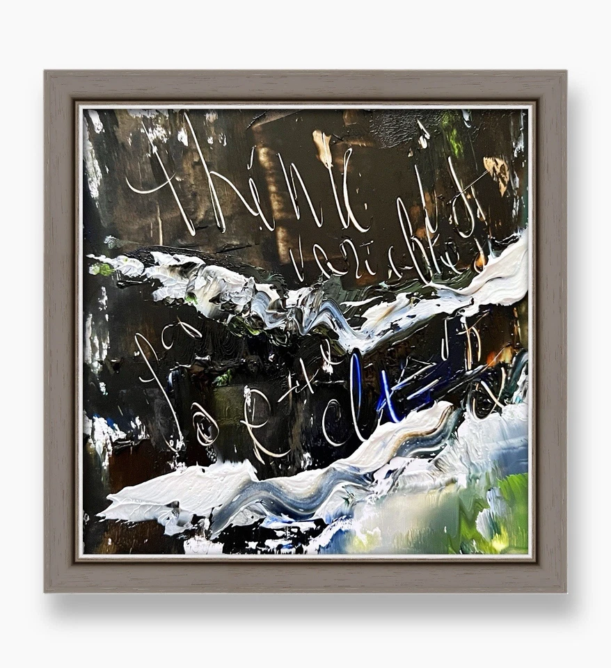 "Ecuaciones abstractas de arte matemático moderno para interiores inteligentes enmarcadas decoración original 6""" Foto 4 de 4