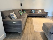 Natuzzi Gubbio corner sofa in Grey used - Immaculate condition, modular cost £9K