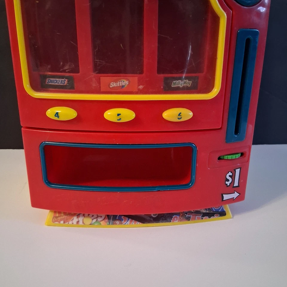 Mars M&M Candy Mini Vending Machine Coin Bank 2004 Twix Skittles Snickers - Image 2 of 4