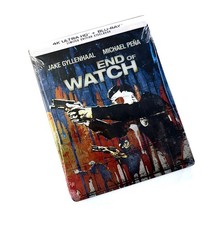 END OF WATCH STEELBOOK 4K ULTRA HD  Blu-ray Shout Factory BRAND NEW  Sealed