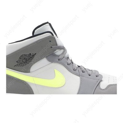 Size 9 - Air Jordan 1 Mid Gunsmoke Volt for sale online | eBay
