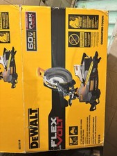 DEWALT FLEXVOLT 60V Brushless 12" Double Bevel Sliding Miter Saw DCS781B Used