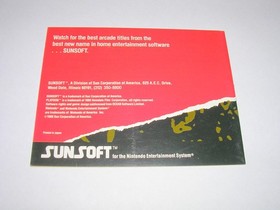 Platoon (Nintendo NES) Original Instruction Manual
