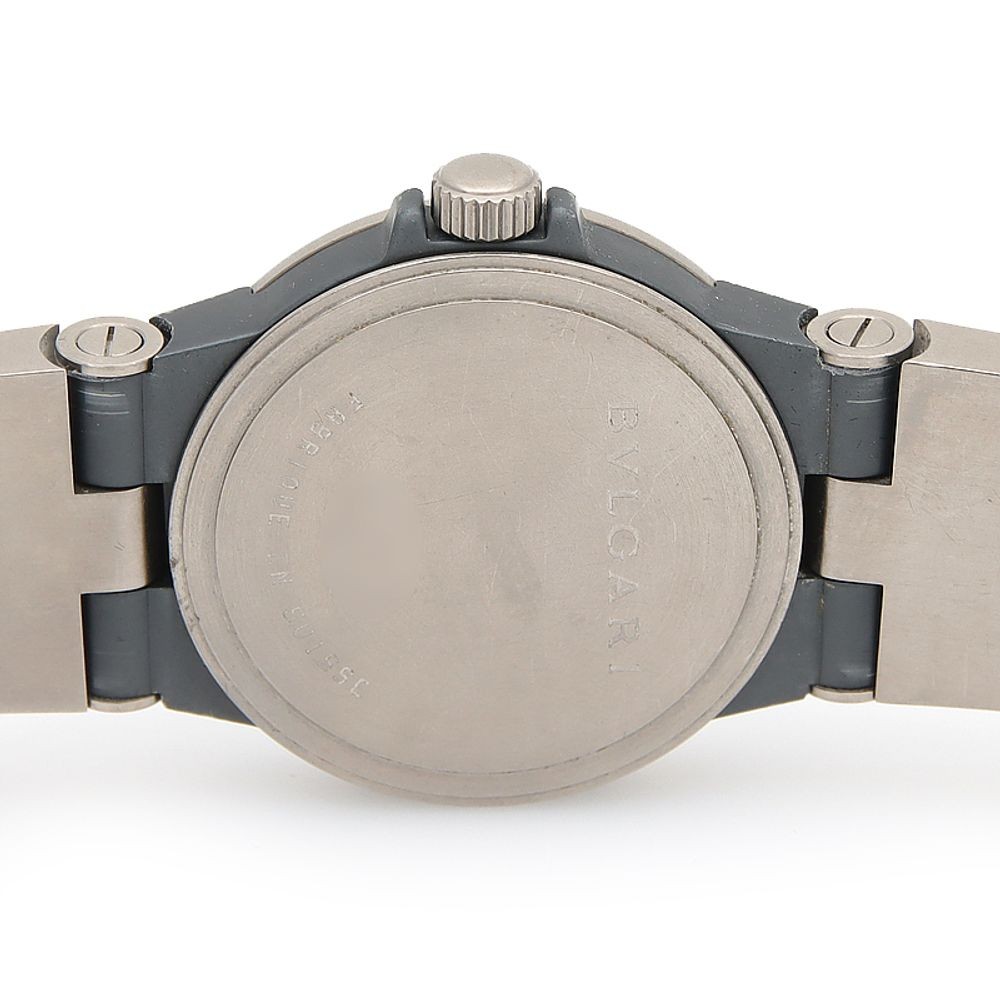 Bvlgari Diagono Titanium Watch TI32TA Swiss Quartz Timepiece