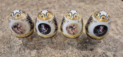 Vecceli Italy Porcelain Trinket Egg Box