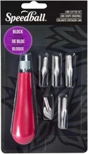  2 Pack New Speedball Lino Cutter Set  Block Printing 41231