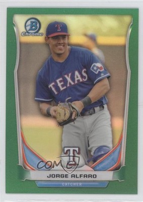 2014 Bowman Draft Top Prospects Chrome Green Refractor 128/150 Jorge Alfaro c7w