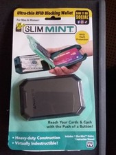 Slim Mint UltraThin RFID Blocking Wallet AS SEEN ON TV ID Theft Protection NEW