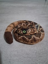 Folkmanis Plush Mini Rattlesnake Finger Puppet Forest Animals Plush Pretend Play