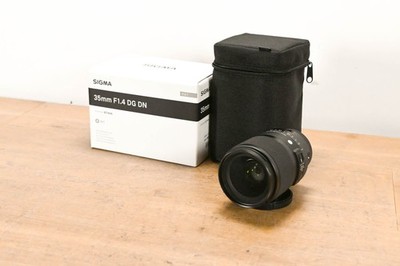 Sigma 35mm f/1.4 DG DN Art Lens for Sony E CG012SJ