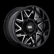 Moto Metal MO812BD Turbine Gloss Black Machined 20x9 6x135 1mm (MO812BD20906301) - Picture 4 of 5