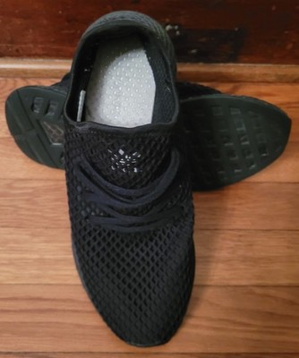 Adidas Deerupt Black Men's Running Shoes Low Top Sneakers Size US 9 PCI 789002