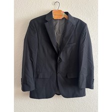 Awearness Kenneth Cole Blazer Slim Fit Black Two Button Suit Jacket